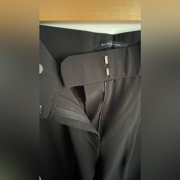 NEW ELIE TAHARI WIDE LEG PANT BLACK WOMEN - Picture 5 of 15